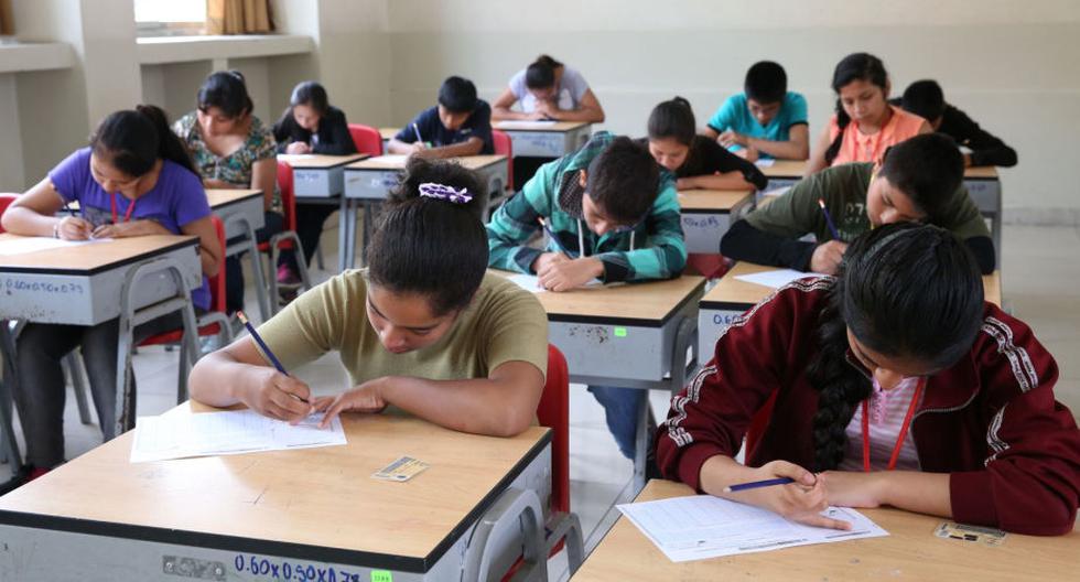 El Ministerio de Educación publicó la lista de los estudiantes que obtuvieron una vacante para estudiar desde este año en la Red de Colegios de Alto Rendimiento. (Foto: Andina)