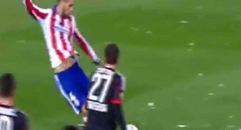 Suárez abrió el marcador en el Calderón (Foto: Captura)