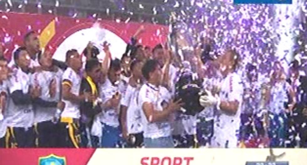 Sport Rosario es el nuevo campeón de la Copa Perú. (Foto: Captura)