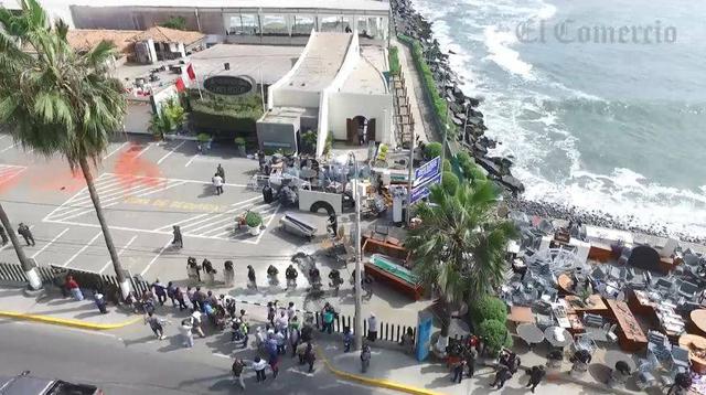 Así fue desalojo de restaurante Costa Verde tras enfrentamiento - 2