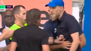 Casi se van a las manos: Conte celebró gol de Tottenham frente a Tuchel y tuvieron que ser separados | VIDEO