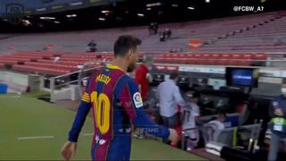 “Tiene unas ganas de sacarme la tarjeta, increíble”: la reacción de Messi en el Barcelona vs. Valladolid | VIDEO