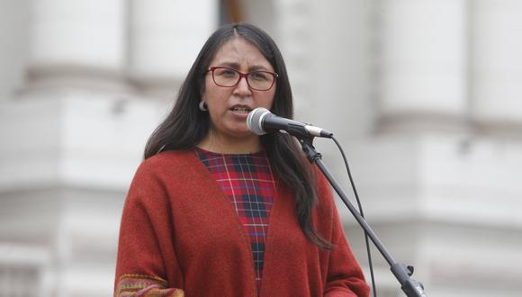 Ruth Luque se mostró a favor de que Lady Camones renuncie a la Presidencia del Parlamento. (Foto: archivo GEC)