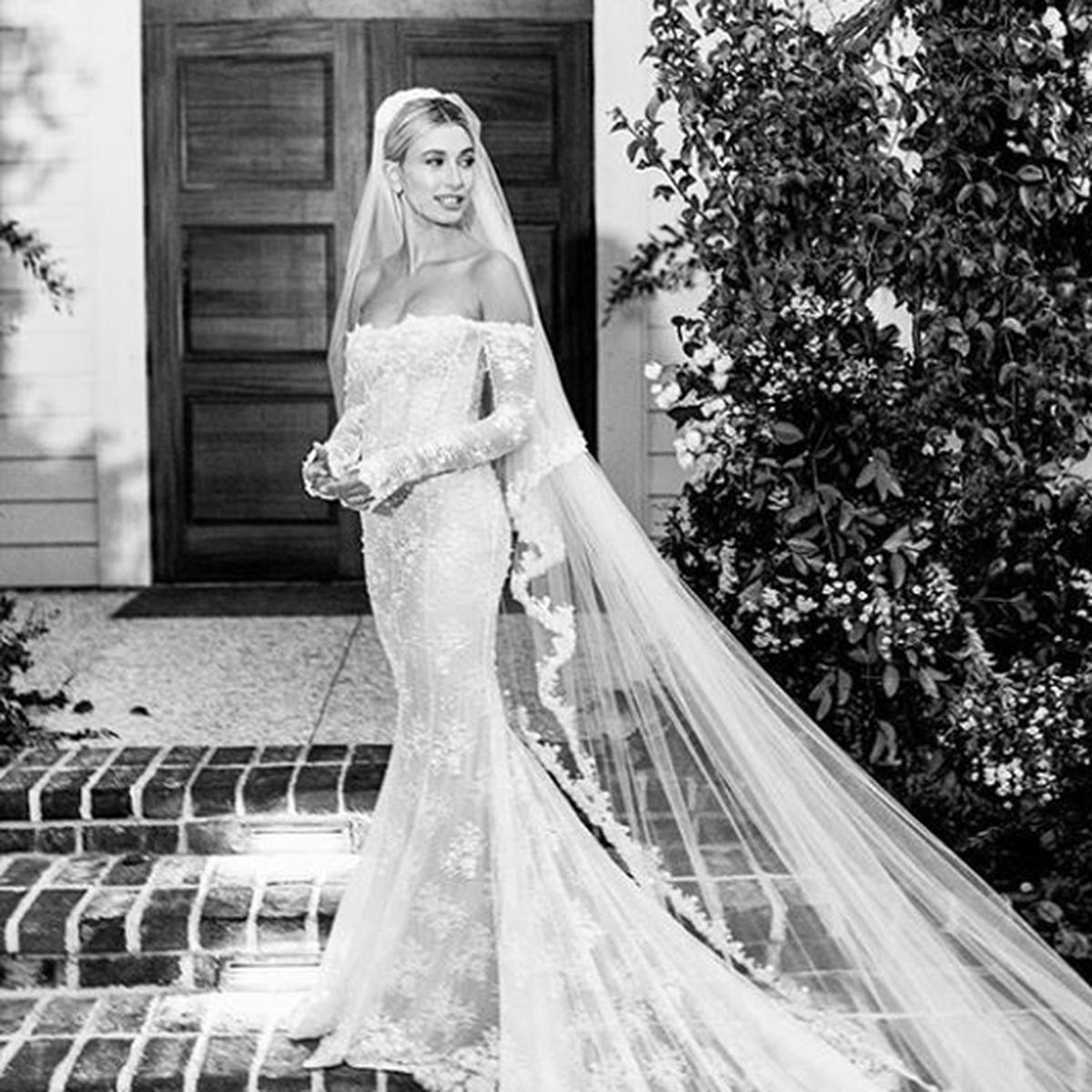 El impresionante vestido de novia de Hailey Bieber | FOTOS | NOVIA | MODA |  VIU | EL COMERCIO PERÚ