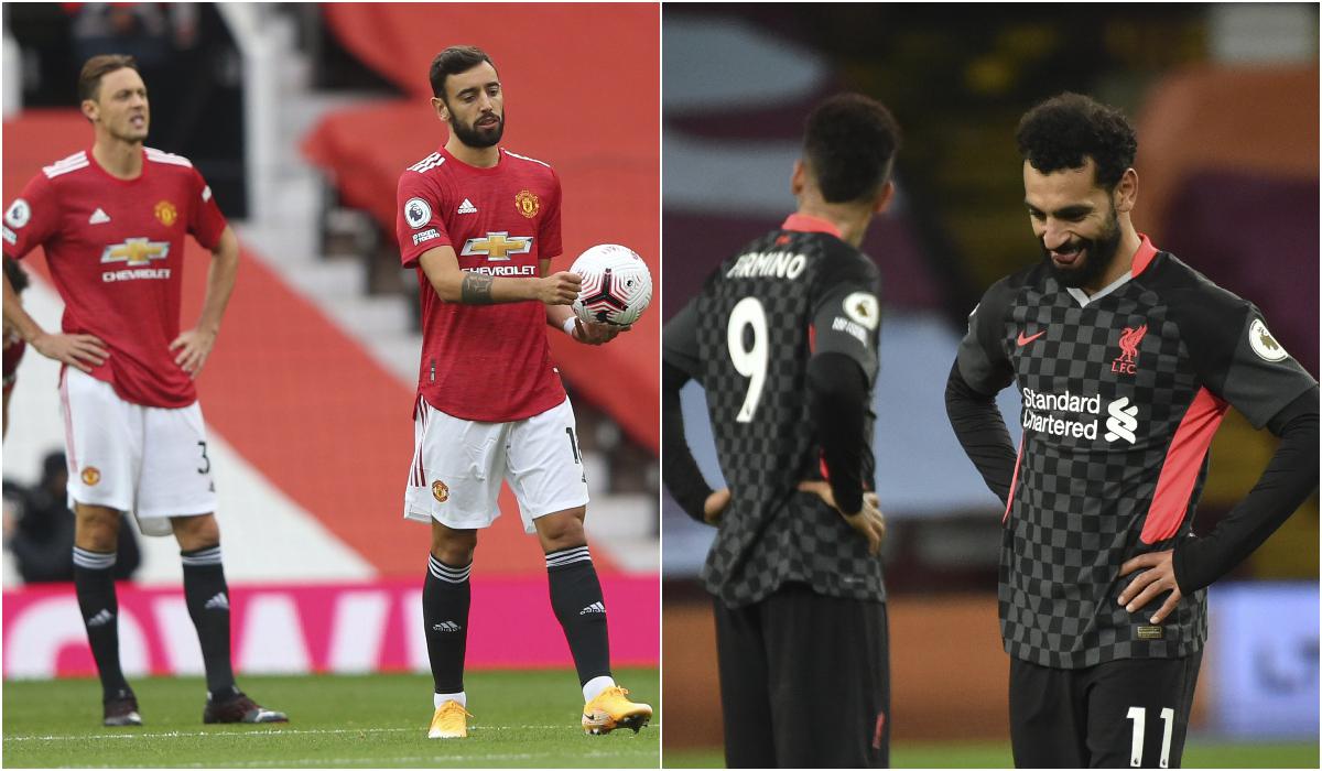 Las imágenes de las goleadas que sufrieron Manchester United y Liverpool este domingo | Fotos: Agencias