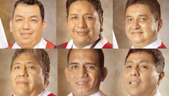 Seis congresistas de Acción Popular han sido señalados por Karelim López como "Los Niños". (Foto: Composición: El Comercio)