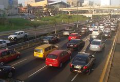 Gran congestión vehicular en diversas zonas de Lima en el Día del Shopping