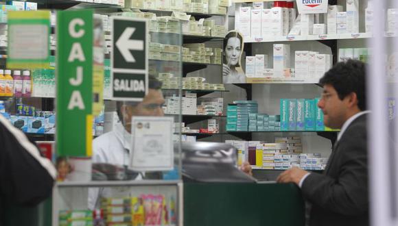 Farmacias (Archivo El Comercio)