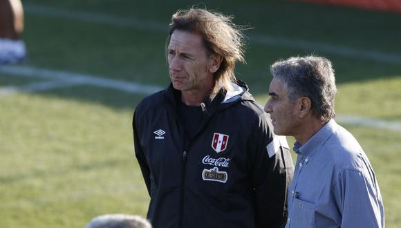 Oblitas desmintió la salida de Ricardo Gareca de la selección tras la Copa América. (Foto: Rolly Reyna - GEC)