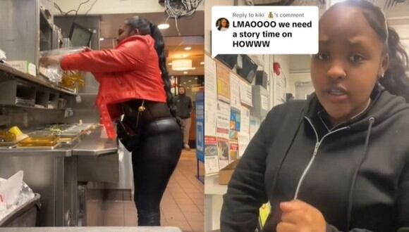 VIDEO VIRAL | La tiktoker aseguró que no comió el sándwich que preparó en Wendy's. (Foto: @the0nlynaza/TikTok)