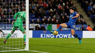 United sufrió gol de último minuto y empató 2-2 ante Leicester