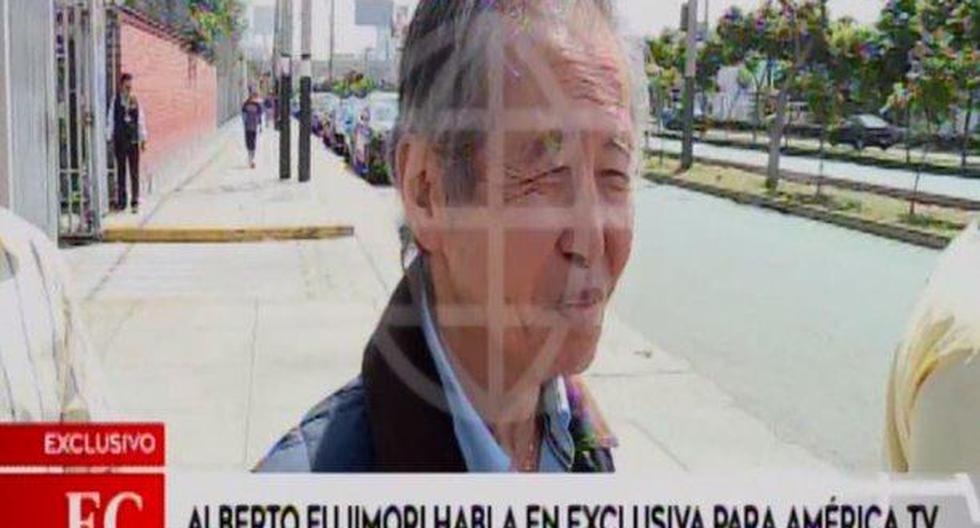 \"Al final, seguramente convergerán. Hay una división momentánea\", dijo Alberto Fujimori. (Foto: Captura)