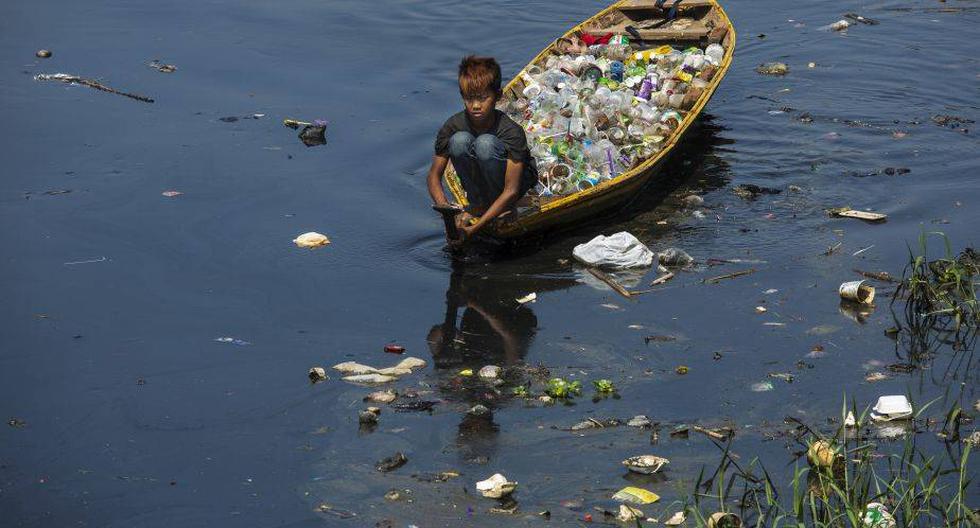 Río contaminado en Indonesia. (Foto: Getty Images)