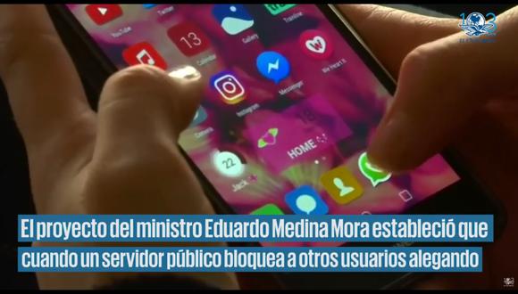 México: prohíben a funcionarios bloquear a ciudadanos en redes sociales. Foto: Captura de video