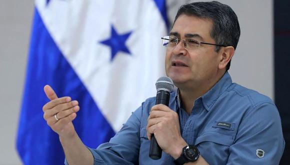 El presidente de Honduras Juan Orlando Hernández. (AFP).