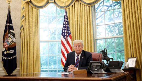 El 27 de agosto de 2018, Donald Trump habló con su entonces homólogo mexicano Enrique Peña Nieto desde el Despacho Oval. ¿Quién más pudo escuchar esa conversación? (Foto: Getty Images)