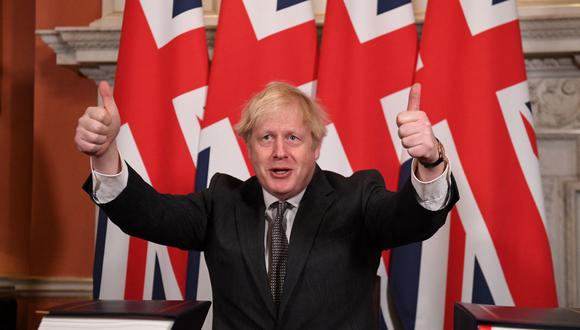 El primer ministro del Reino Unido Boris Johnson. (LEON NEAL / POOL / AFP).