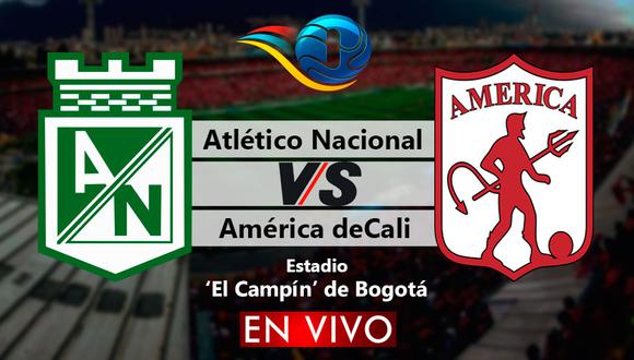 Atlético Nacional recibe a América de Cali en el Campín de Bogotá por la segunda fecha del cuadrangular amistoso