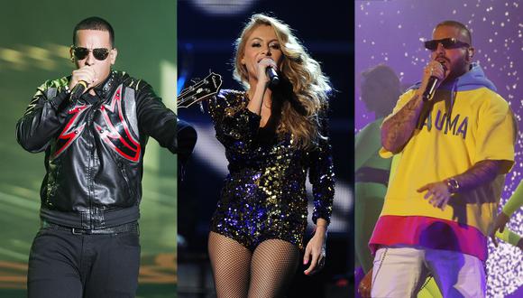 Daddy Yankee, Paulina Rubio y Maluma son algunos de los artistas que deleitarán con sus presentaciones en vivo en los Latin Billboards 2020 (Foto: Erika Santelices y Jewel Samad para AFP)