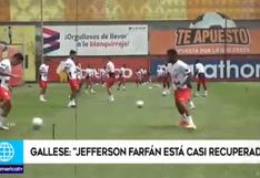 El estado de Jefferson Farfán, según Pedro Gallese: “Ya está casi recuperado” | VIDEO