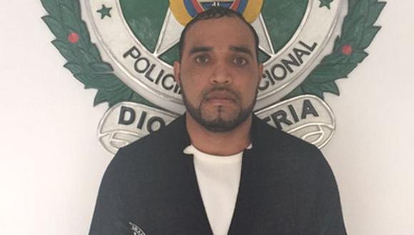 Este es el nuevo rostro de Gerson G&aacute;lvez Calle. Opuso resistencia a su captura en Medell&iacute;n. (Foto: Ministerio de Defensa Colombia)