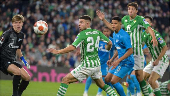 Real Betis se metió a los octavos de final de la Europa League. (Foto: AFP)