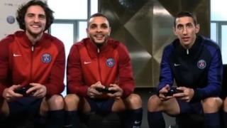 Argentinos y franceses de PSG se enfrentaron en FIFA 2017