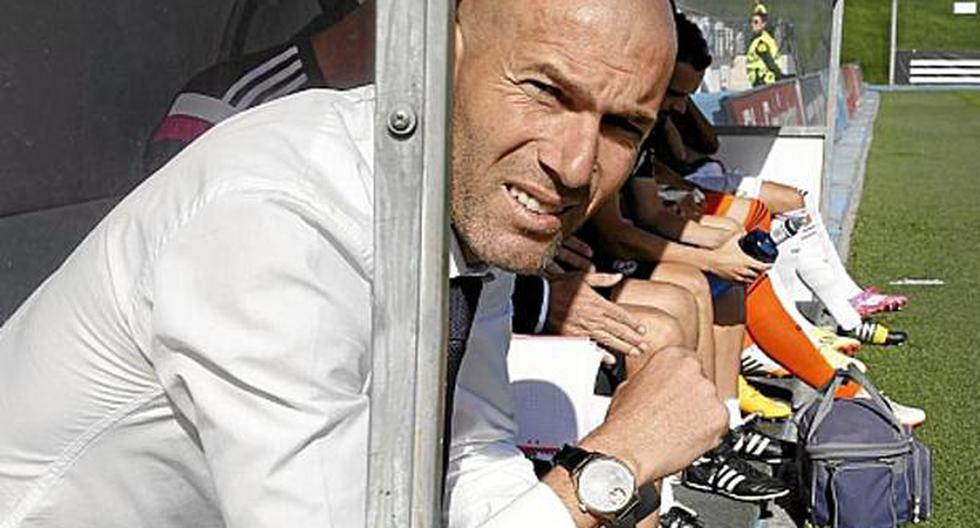 Zidane es el entrenador del Castilla. (Foto: Marca)