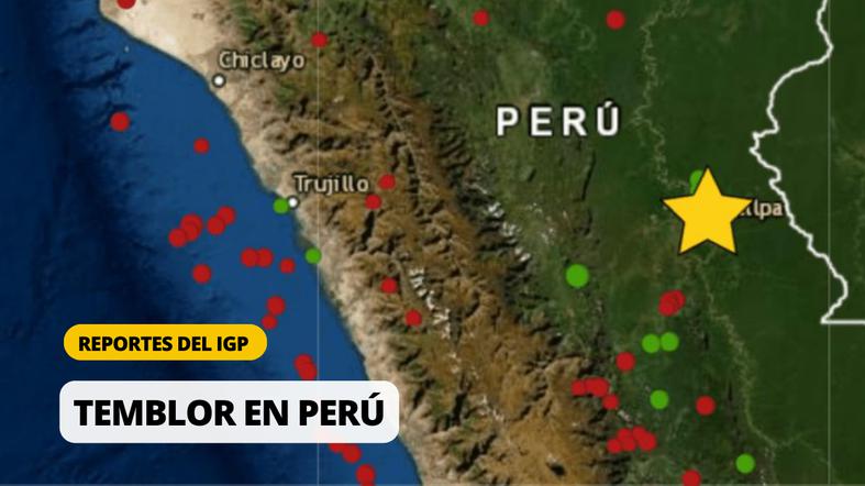 Lo último de temblor en Perú este, 21 de abril