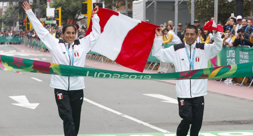 Gladys Tejeda y Cristhian Pacheco, ganadores de medalla de oro en Lima 2019. (Foto: Lima 2019)