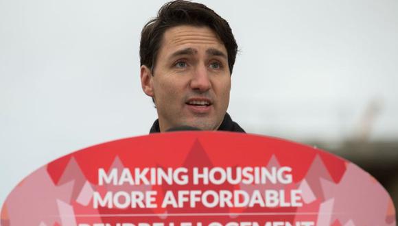Justin Trudeau ha prometido solucionar el problema de la vivienda en Canadá. (GETTY IMAGES).
