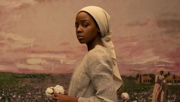 Cora Randall (Thuso Mbedu), protagoniza "The Underground Railroad". (AMAZON STUDIOS).