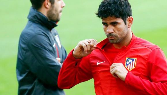 Diego Costa se recuperó y jugaría mañana con el Atlético