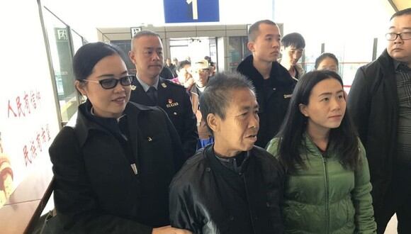La mujer fue localizada en la ciudad china de Kunming a fines de enero. (AFP PHOTO / THAI IMMIGRATION POLICE)