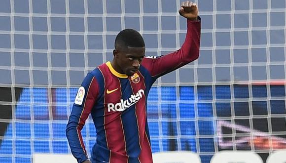 Ousmane Dembélé se perdió los últimos cinco partidos de Barcelona por la lesión. (Foto: AFP)