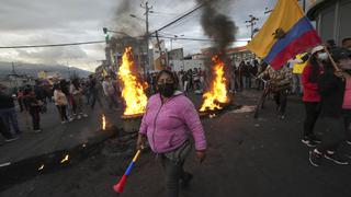 Ecuador amplía estado de excepción de tres a seis provincias por protestas