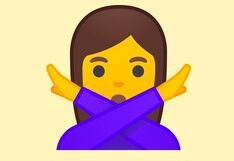 Este es el impactante significado del emoji de la chica con los brazos en “x” de WhatsApp