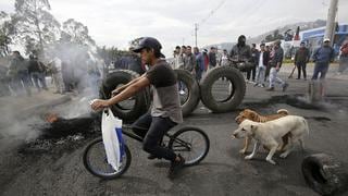 Ecuador: Quito comienza a quedarse sin alimentos por bloqueo de carreteras