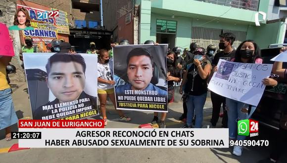 Madre de la víctima señaló que la agresión sexual ocurrió el pasado 17 de abril. Se trata del policía Willy Giovanni Coaquira. (Foto: captura de video)