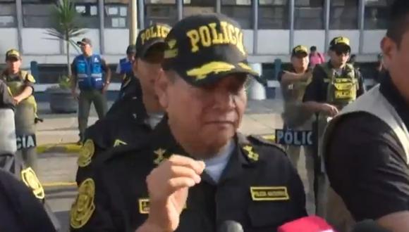 Se desplegarán 470 agentes policiales en el emporio comercial Mesa Redonda. (Foto: Captura/ATV)