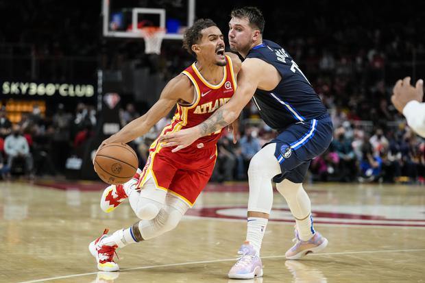 Trae Young won the match against Luka Doncic |  Photo: Reuters