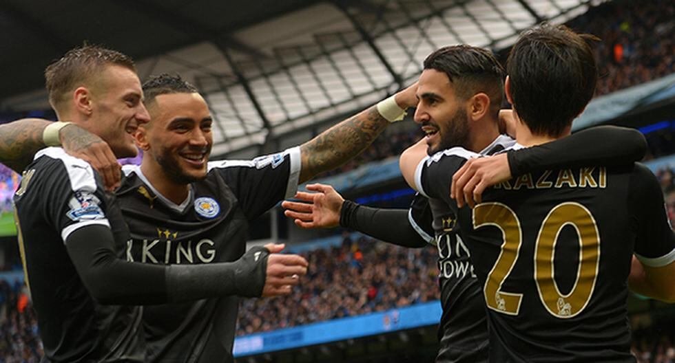 Leicester City sigue sorprendiendo a todos tras vencer en casa al Manchester City y quedar en solitario en la punta de la Premier League (Foto: Getty Images)
