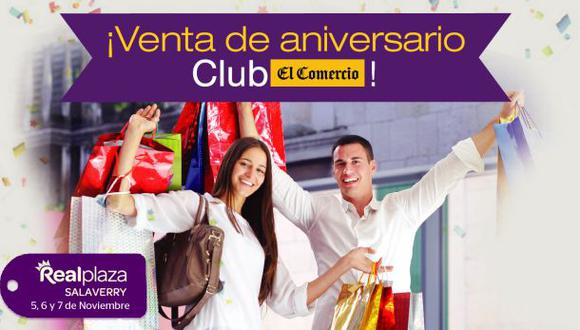 Club El Comercio: venta de aniversario en Real Plaza Salaverry