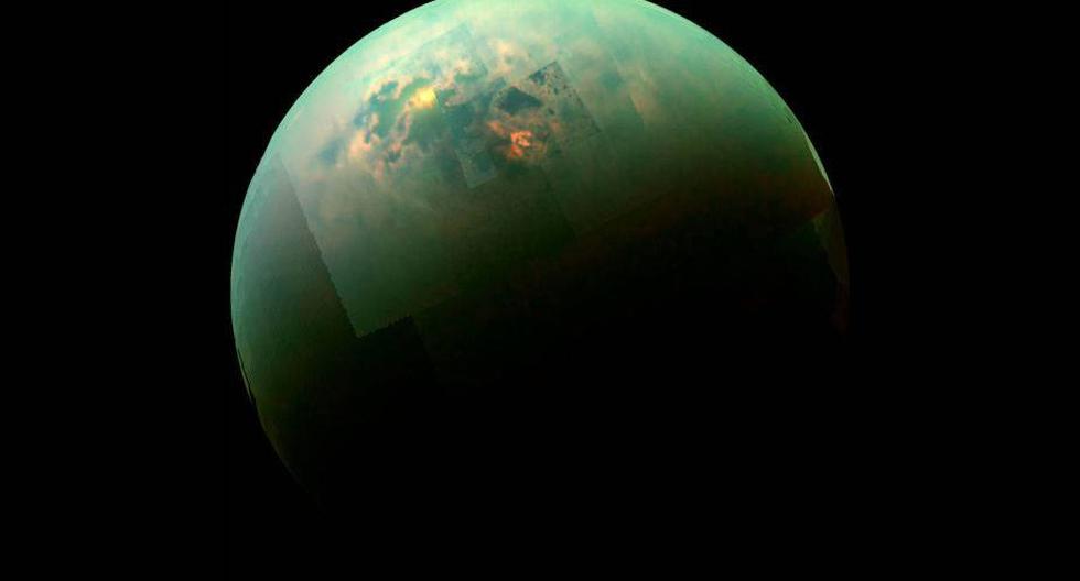 NASA: Titán, con sus mares de metano, podría ser el hogar de una vida alienígena que no imaginamos. (Foto: NASA)