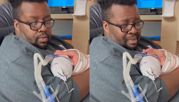 Un padre le cantó a su bebé prematuro una canción de la banda Elevation Worship y su reacción lo emocionó hasta las lágrimas. (Foto: TikTok/humankind).