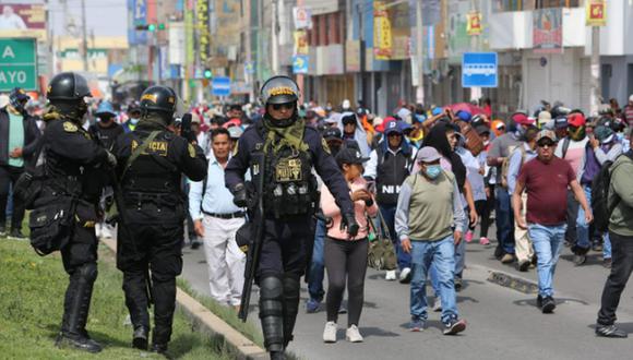 La Policía Nacional velará por el orden durante las anunciadas protestas en Lima contra el gobierno de Dina Boluarte | Foto: El Comercio / Archivo