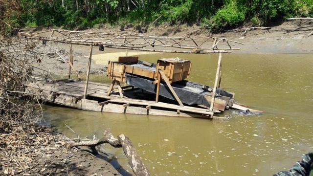Las autoridades aseguraron que continuarán con los operativos en las cuencas amazónicas, pues aún existe gran cantidad de dragas ilícitas que están contaminando los afluentes. (Foto: cortesía)