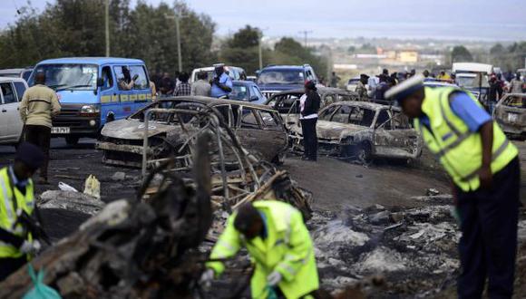 Kenia: Camión cisterna con gas tóxico explota y deja 39 muertos
