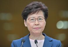 Jefa del Gobierno de Hong Kong da por muerta la polémica ley de extradición
