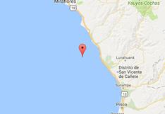Perú: sismo de 4,2 grados en Cañete alertó a los pobladores